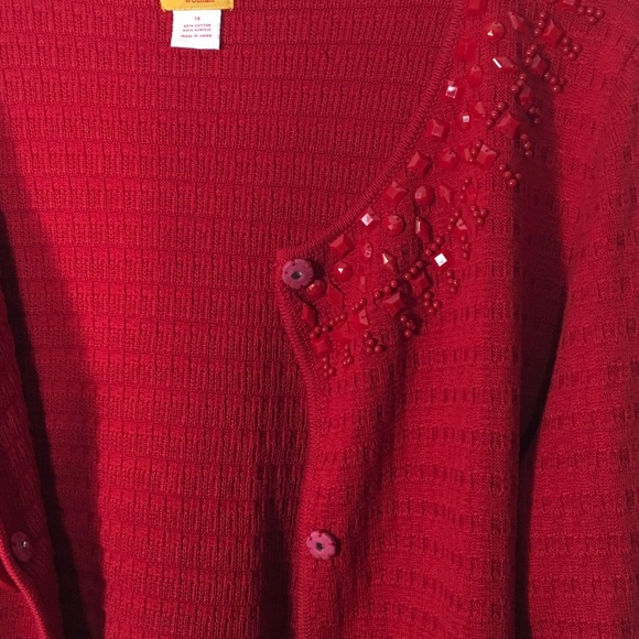Ruby Rd Beaded Sweater. - Picture 7 of 8